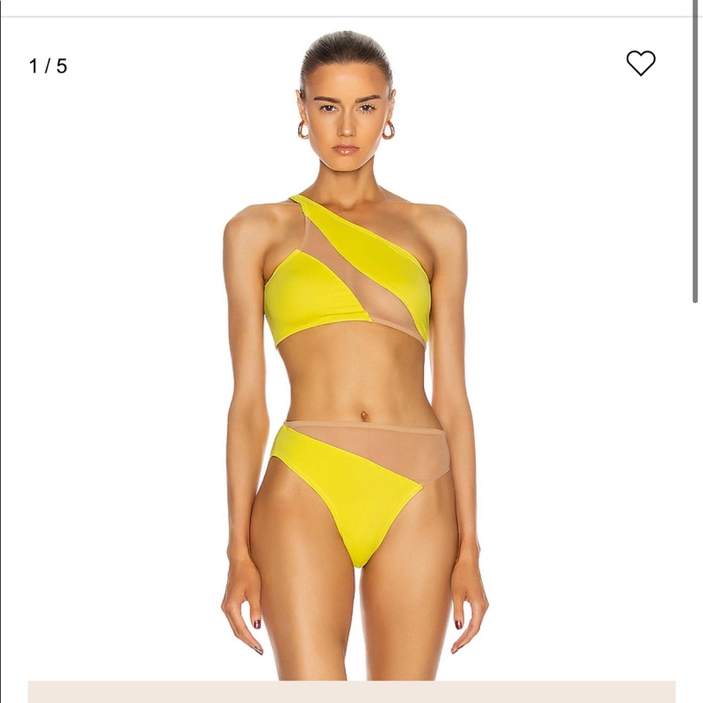 Norma Kamali designer swimsuit top in S